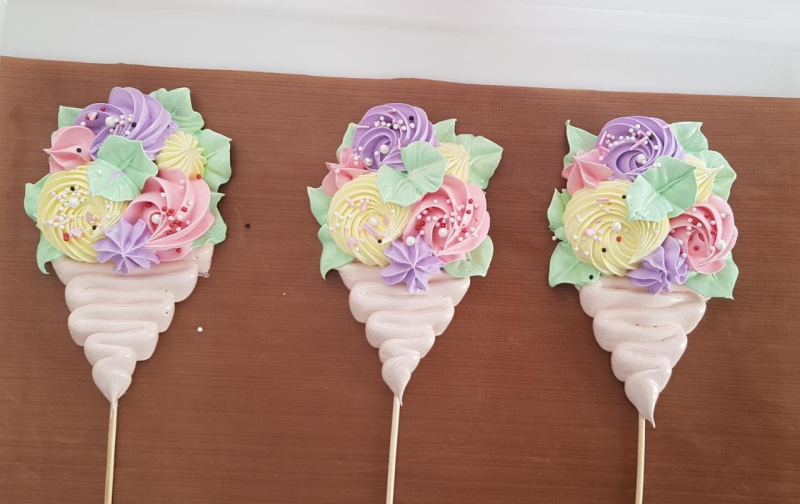 Изображение Безе на палочке Букет